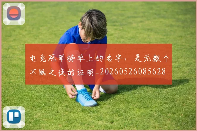 电竞冠军榜单上的名字，是无数个不眠之夜的证明_20260526085628