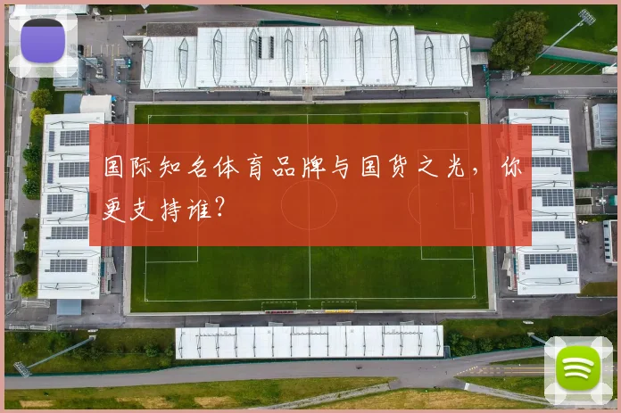 国际知名体育品牌与国货之光，你更支持谁？
